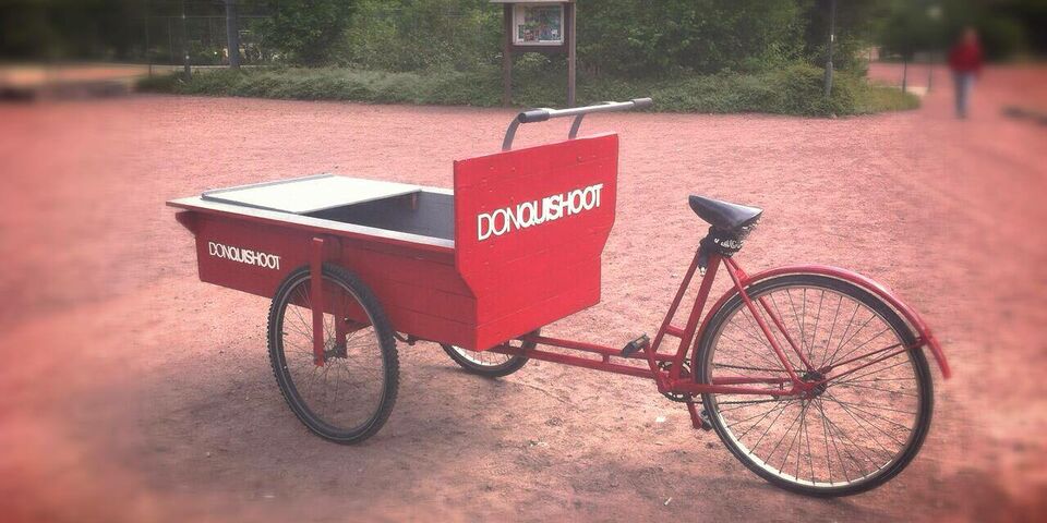De gestolen bakfiets van Don Quishoot.