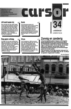 Voorzijde van magazine: Cursor 34 - 27 mei 1993