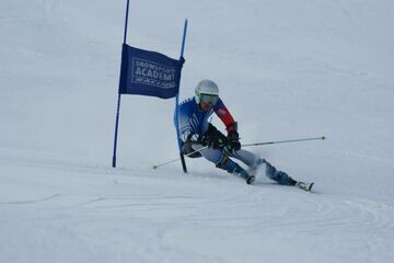 Olaf Borsboom in actie op het NK in Maria Alm