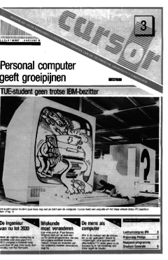 Voorzijde van magazine: Cursor 3 - 4 september 1987