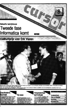 Voorzijde van magazine: Cursor 8 - 9 oktober 1987