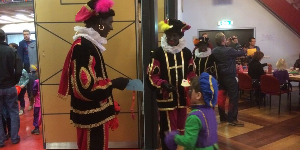 Zwarte Piet was ook afgelopen weekend weer present op de TU/e. Foto | Cursor