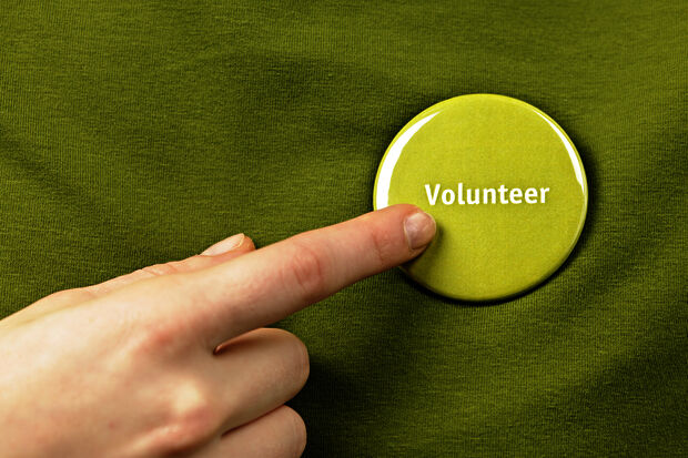 Please accept a badge for your volunteer work