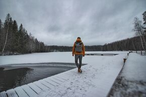 Jorine bij het Suolijärvi meer. Foto | privé-archief Jorine de Koning