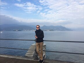 At the Lago Maggiore.