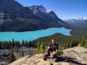 Het Peyto Lake.