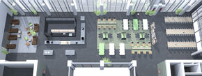 Impressie van het nieuwe Plaza in Vertigo. Illustratie | Ex Interiors Impressie van het nieuwe Plaza in Vertigo. Illustratie | Ex Interiors