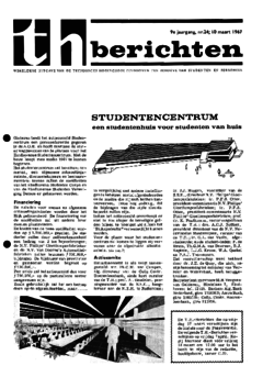 Voorzijde van magazine: TH berichten 24 - 10 maart 1967
