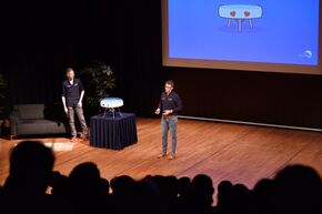 Presentatie van het prototype voor partners. Foto | Bart van Overbeeke