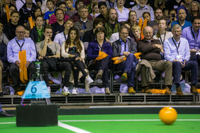 Front-row seats voor het College van Bestuur. Foto | Nando Harmsen