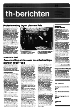 Voorzijde van magazine: TH berichten 38 - 26 mei 1978