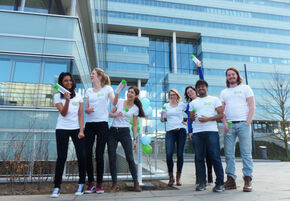 Tevreden leden van het GO Green Office. Tevreden leden van het GO Green Office.