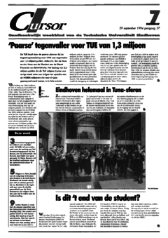 Voorzijde van magazine: Cursor 7 - 29 september 1994