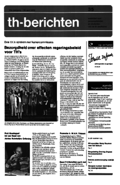 Voorzijde van magazine: TH berichten 35 - 28 april 1978