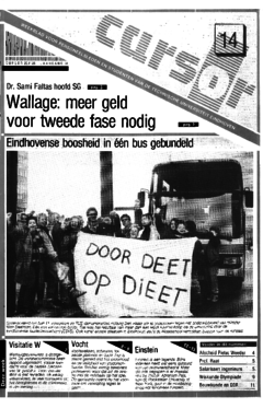 Voorzijde van magazine: Cursor 14 - 25 november 1988