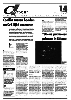 Voorzijde van magazine: Cursor 14 - 11 november 1994