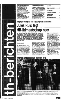 Voorzijde van magazine: TH berichten 31 - 17 april 1984