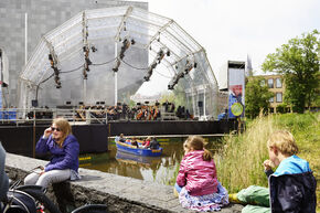 Ensuite treedt op tijdens Muziek op de Dommel. Foto | Bart van Overbeeke