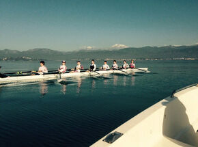 De 'Brabant Acht' in training in Turkije.