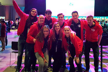 Het TU/e-team in Boston.