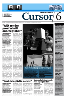 Voorzijde van magazine: Cursor 06 - 9 oktober 2003