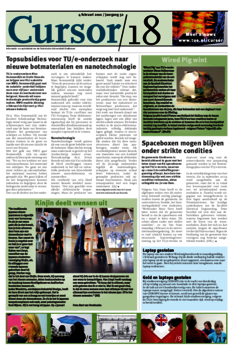Voorzijde van magazine: Cursor 18 - 4 februari 2010