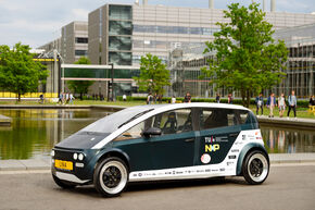 Lina, de eerste vijfdeursauto van TU/ecomotive. Foto | Bart van Overbeeke