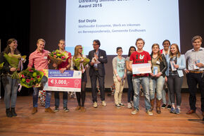 De winnaars van de Slimmer Leven Challenge. Foto | Vincent van den Hoogen De winnaars van de Slimmer Leven Challenge. Foto | Vincent van den Hoogen