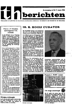 Voorzijde van magazine: TH berichten 26 - 11 maart 1966