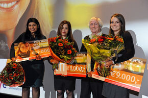 Kavitha Varathan, Azar Dastouri, Marina van Damme en Chantal Tax. Foto | Rob Stork