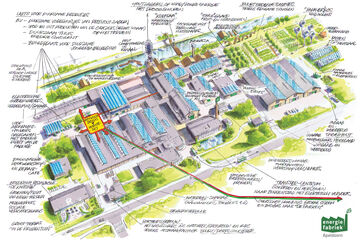 Conceptkaart van het onderzoeksgebied in Apeldoorn.