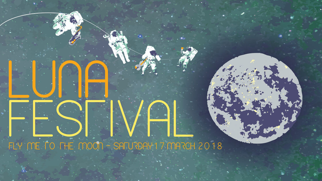 en optredens tijdens eerste Luna Festival
