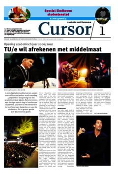 Voorzijde van magazine: Cursor 01 - 7 september 2006