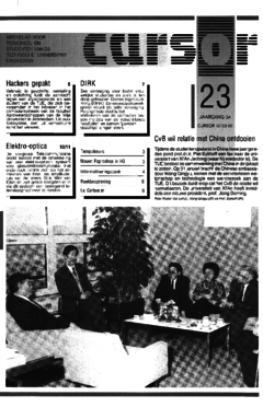 Voorzijde van magazine: Cursor 23 - 7 februari 1992