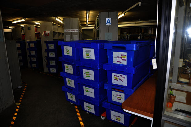 Library books depository at airport for years to come