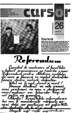 Voorzijde van magazine: Cursor 26 - 9 maart 1990