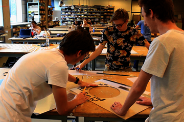 Enactus working on the prototype. Photo | Enactus Eindhoven