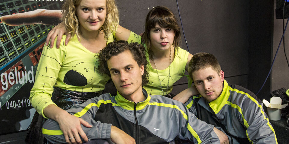 De vier 'oorlogvoerende' Lucid-bestuurders.