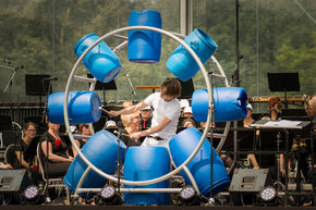 Geert Streng van Circle Percussion. Foto | Maarten van den Beemt