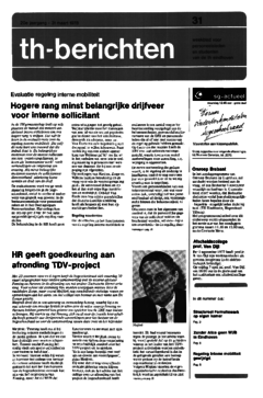 Voorzijde van magazine: TH berichten 31 - 31 maart 1978