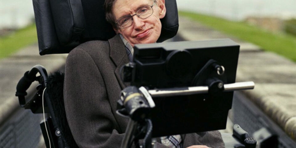 Natuurkundige Stephen Hawking.