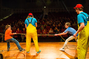 Spelend leren in het Natuurkundecircus. Foto | Nando Harmsen