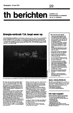 Voorzijde van magazine: TH berichten 29 - 19 maart 1976