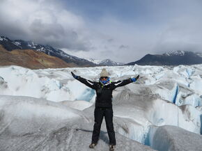 De Viedma gletsjer in Patagonië.