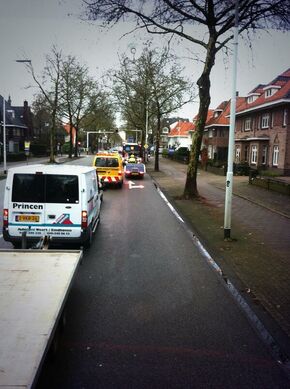 Stella onderweg naar de TU/e. Foto | @SolarEHV Stella onderweg naar de TU/e. Foto | @SolarEHV