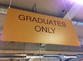Graduates only - maar nu even niet.
