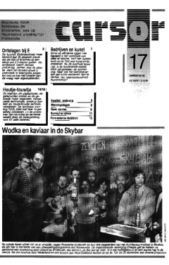 Voorzijde van magazine: Cursor 17 - 15 december 1989