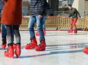 Schaatsen met de Wervingsdagen.