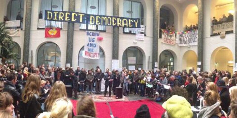 Studentenprotest.