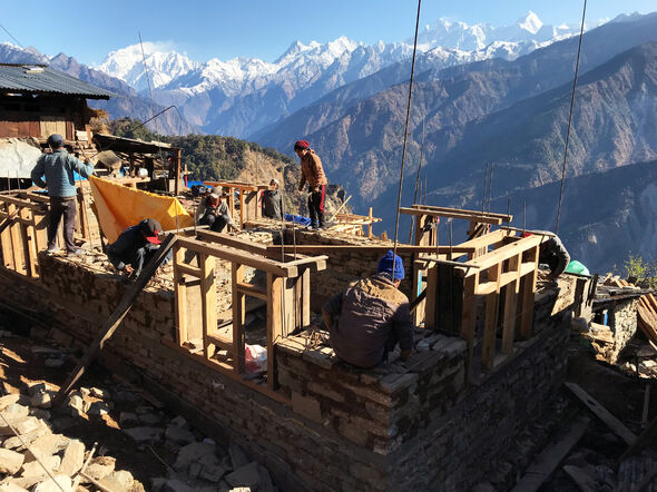 Reconstruction after the major earthquake in Gorkha, Nepal. Photo | Eefje Hendriks